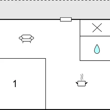 1 Bedroom Cozy In *